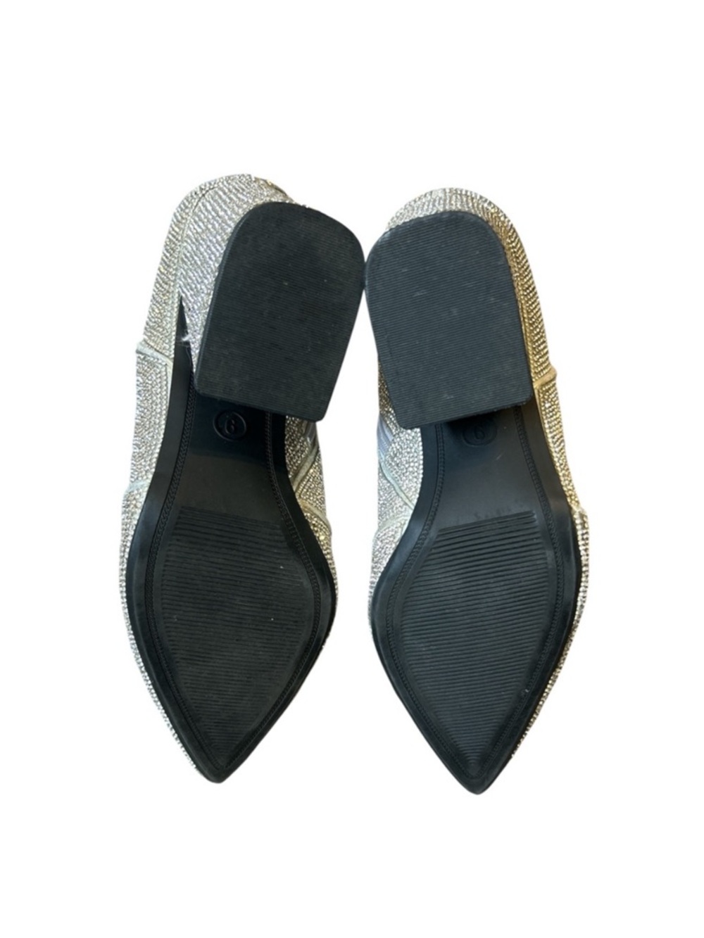 Target Silver Rhinestone Ankle Booties - Picture 2 of 3